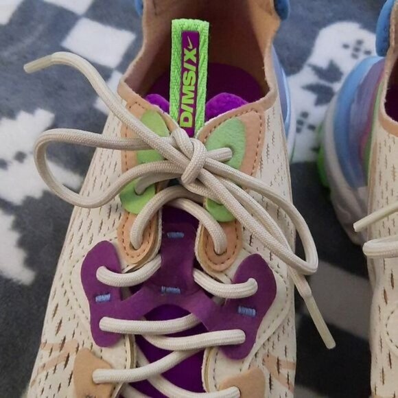 Nike React Vision D/MSIX Beige Pastel Colors Running Shoe Sneaker Size 7.5 - Picture 5 of 10